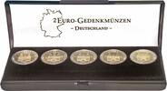 Münz-Etui für einen Satz 2 Euro-Gedenkmünzen Deutschland -
