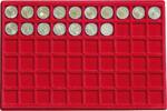 Tableau für 60 Münzen bis 27 mm Ø -