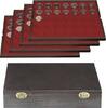   Echtholzkassette CARUS mit 4 Tableaus für 140 Münzkapseln mit Außen-Ø ... 95,50 EUR kostenloser Versand