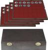   Echtholzkassette CARUS mit 4 Tableaus für 140 Münzen mit Ø 32,5 mm, z.... 95,50 EUR kostenloser Versand