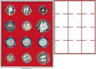Münzbox STANDARD mit 12 quadratischen Fächern für LINDNER Münzbox-Inletts 68x68 mm