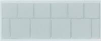 Folienhüllen aus glasklarer Hart-PVC-Folie für einen Euro-Kursmünzensatz, 67 x 170 mm, 100er-Packung -