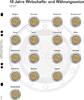 Multi Collect Vordruckblatt für 2 Euro-Gedenkmünzen: Gemeinschaftsausgabe 10 Jahre WWU -