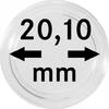 Münzkapseln Innen-Ø 20,1 mm, Innenhöhe 4,5 mm, 10er-Packung -