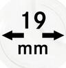 OCTO-Münzkapseln 19 mm, 2er-Packung -