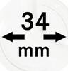 OCTO-Münzkapseln 34 mm, 2er-Packung -