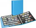 PUBLICA M COLOR Briefmarken-Einsteckalbum mit 10 beidseitig bestückbaren Folien-Einsteckblättern in zwei Ausführungen-Nautic (bl -