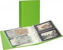 PUBLICA M COLOR Banknotenalbum mit 10 beidseitig bestückbaren Folienblättern in zwei Ausführungen-Spring (grün) -
