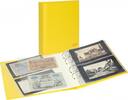 PUBLICA M COLOR Banknotenalbum mit 10 beidseitig bestückbaren Folienblättern in zwei Ausführungen-Solino (gelb) -