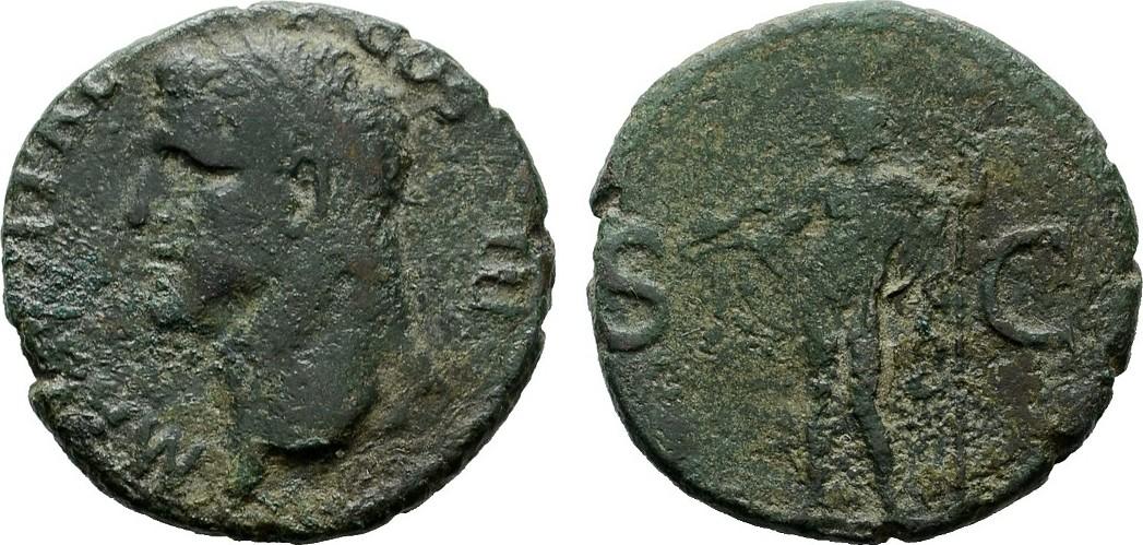 Romische Kaiserzeit Ae As 23 32 N Chr Rom Augustus 30 V 14 N Chr Und Agrippa Schon Ma Shops