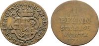 PADERBORN Pfennig Wilhelm Anton von der Asseburg, 1763-1782. -