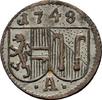 DIE GEISTLICHKEIT IN DEN HABSBURGISCHEN ERBLANDEN Einseitiger Pfennig Andreas Jakob von Dietrichstein, 1747-1753.