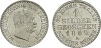 BRANDENBURG-PREUSSEN Silbergroschen 1869 A. Wilhelm I., 1861-1888. Fast Stempelglanz/Stempelglanz.