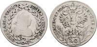 RÖMISCH-DEUTSCHES REICH 20 Kreuzer Josef II., 1765-1790. -