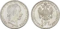 KAISERREICH ÖSTERREICH 1/4 Gulden Franz Josef I., 1848-1916.