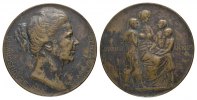 JUDAICA Bronzemedaille (G.Elster) A. Berta Magnus, Gattin des RA+ Notar Car Magnus -