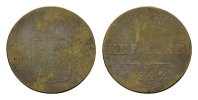 KAISERREICH ÖSTERREICH 1 Kreuzer Franz Josef I., 1848-1916.