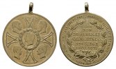 BRANDENBURG-PREUSSEN Bronzemedaille Wilhelm II., 1888-1918.