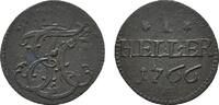 SACHSEN Heller Ernst Friedrich Karl, 1745-1780.