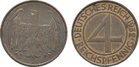 WEIMARER REPUBLIK 4 Reichspfennig