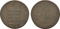 SACHSEN 3 Pfennig Carl August, 1775-1828.