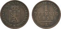 REUSS Ku.-Pfennig Heinrich LXVII., 1854-1867.