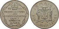 JAMAIKA 5 Shillings Elizabeth II. seit 1952. -
