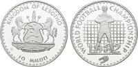 LESOTHO 10 Maloti 1982. Polierte Platte, gekapselt.