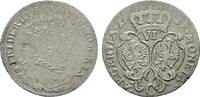 6 Kreuzer 1757 C BRANDENBURG-PREUSSEN Friedrich II., der Große, 1740-1786. Leichte Prägeschwäche. Vorzüglich.