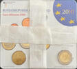 5 x Kursmünzensatz a 5,88 Euro 2010, A,D,F,G,J. BRD  Stempelglanz