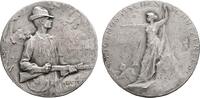 Silbermedaille 1904 (v. Huguenin) SCHÜTZENWESEN St Gallen Mattiert, fast Stempelglanz