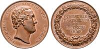 HANDWERK + INDUSTRIE Bronzemedaille Friedrich August II. 1836-1854 -