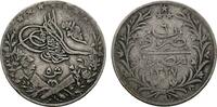 5 Qirsh AH 1327/5 (1913). ÄGYPTEN Mehmed V. Resad, 1909-1914. Sehr schön.
