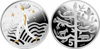 Lettland 5 Euro STERNENSTAUB -