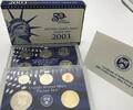 Vereinigte Staaten von Amerika KMS 10 Münzen 50 State Quarters USA 2.91 Dollar 2003 Proof
