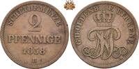 Oldenburg-Birkenfeld 2 Pfennig 2 Pfennig 1858 B -