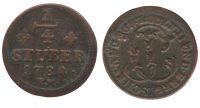 Jülich - Cleve - Berg 1/4 Stüber 1/4 Stüber 1784