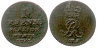 Hannover-Königreich Pfennig 1 Pfennig 1762