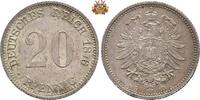 Kleinmünzen 20 Pfennig 20 Pfennig 20 Pfennig 1876 D -