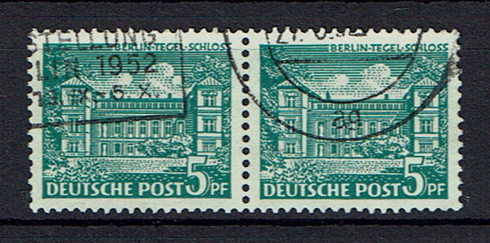 2 Wert 1949 Berlin Mi Nr 44 Mit 44 Iii Freimarken Berliner Bauten Gestempelt Ma Shops