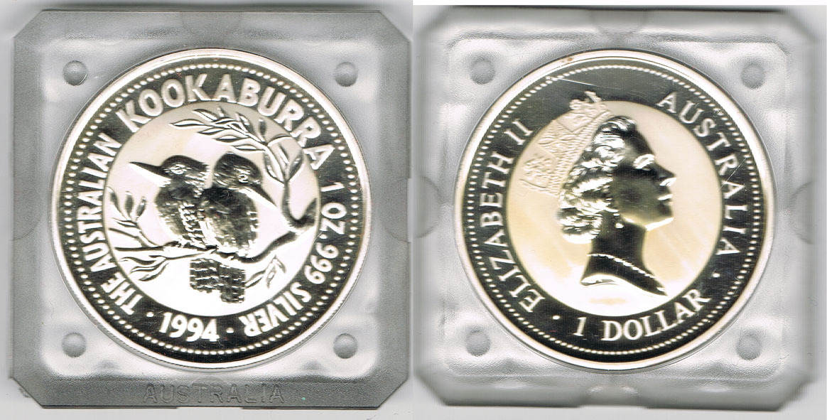 1 Dollar Australien 1994 1 Unze Silber Kookaburra Erhaltung Siehe 1-dollar-australien-1994-1-unze-silber-kookaburra-erhaltung-siehe