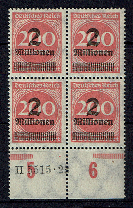 2 Millionen Mark 1923 Deutsches Reich,