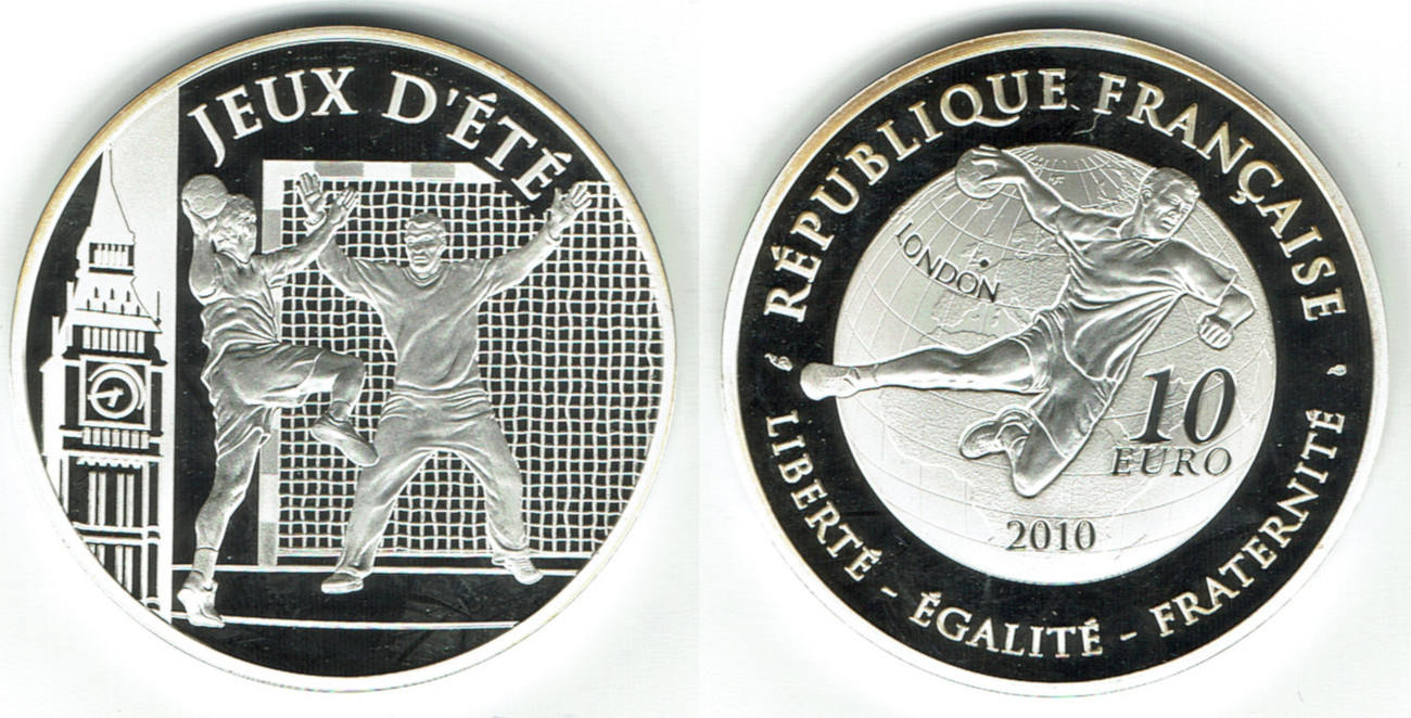 2010 Frankreich 10 Euro, Olympische Spiele London, Sommerspiele