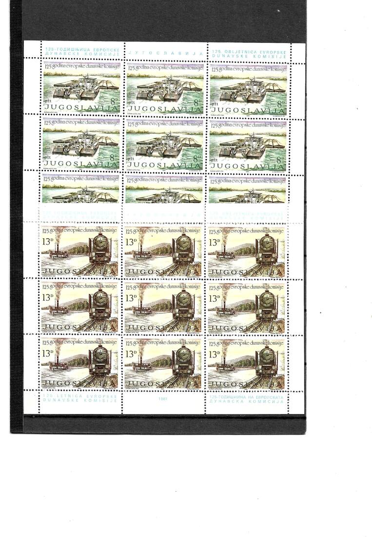 Jugoslawien 1981 Kat.Nr.1903/04 im KBSatz Kat.Wert 10, postfrisch