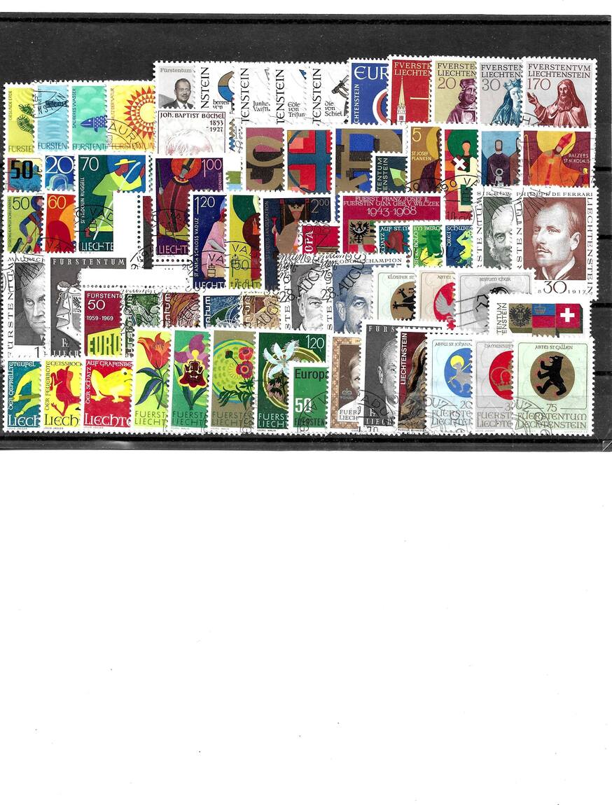 Liechtenstein 1966/70 Kat.Nr. (460 535) Jahrgang 19661970 kpl. Kat