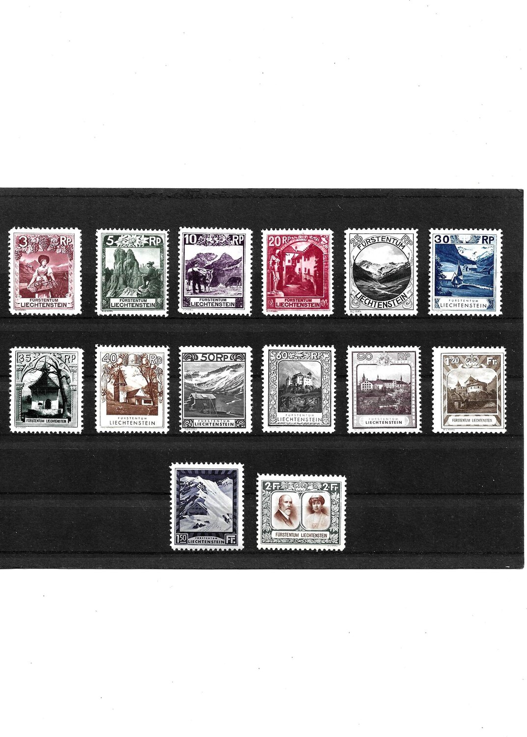 Liechtenstein 1930 Kat.Nr. 94 107 kpl. Kat.Wert 2200, (Billigste