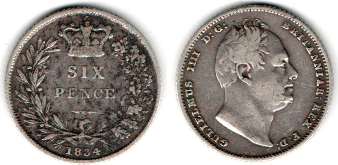 Britische Sixpence Münze 1966 – Gebrauchte Sammler-Münze Aus Großbritannien (6 Pence)
