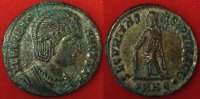 Römische Kaiserzeit - Helena Mittelfollis AE-Mittelfollis der Helena, Rv: Securitas, SECVRITAS REIPVBLICAE / SMHE