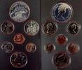 Kanada 3,91 Dollar Kanada Offizieller Kursmünzensatz 1980 inklusive Silberdollar, Polierte Platte -