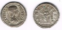 Römische Kaiserzeit - Plautilla Denar AR-Denar der Plautilla, Rv.: Venus mit Kind und Apfel, VENVS VICTRIX